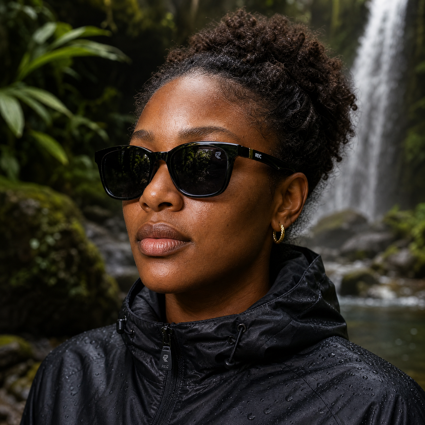 R9 Noir Gold — Magnetic Clip-On Eyewear