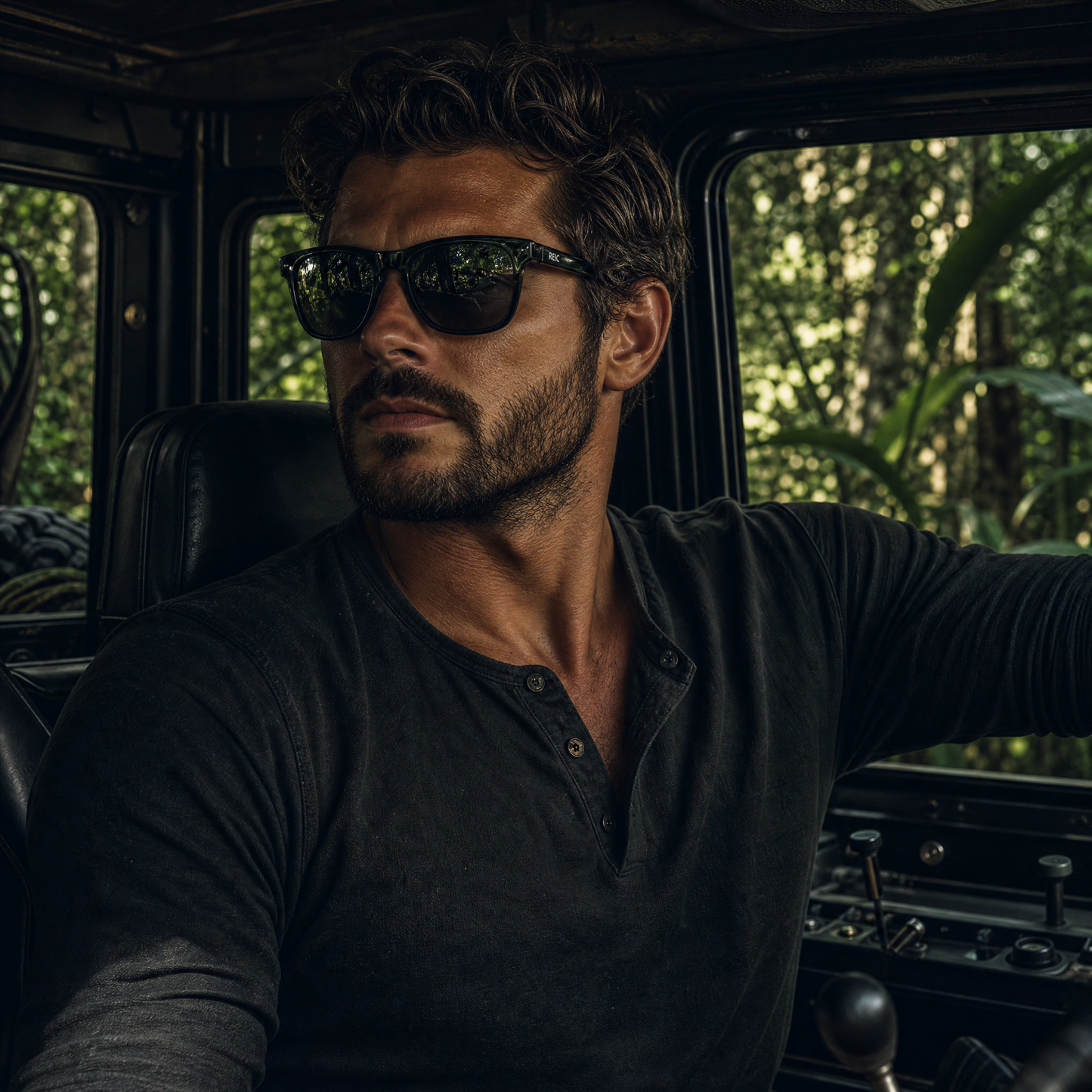 R11 Onyx Gloss — Magnetic Clip-On Eyewear