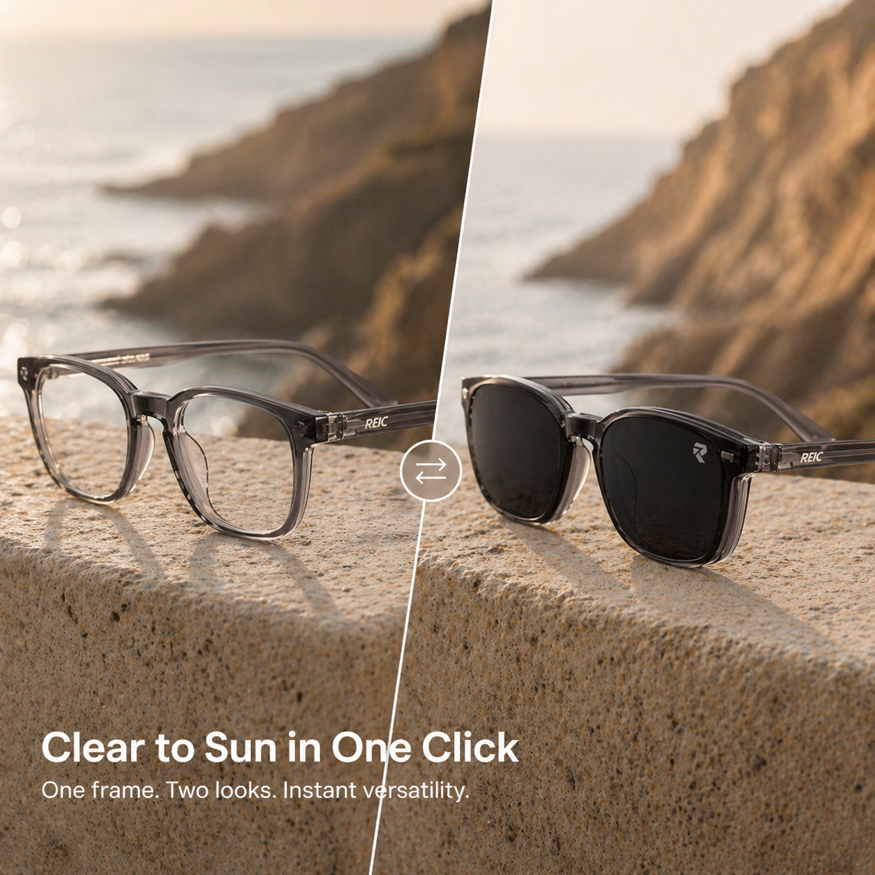 R7 — Eclipse 3-in-1 Clip-On Eyewear