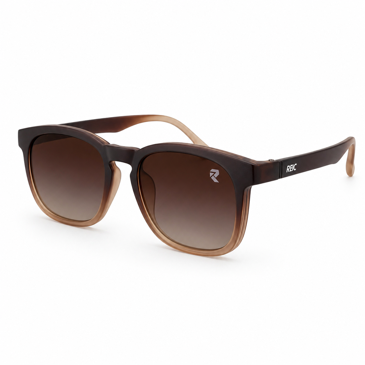 R1 Brown Horizon — Magnetic Clip-On Eyewear