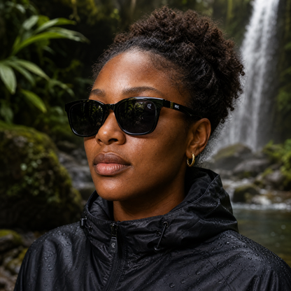 R9 Noir Gold — Magnetic Clip-On Eyewear