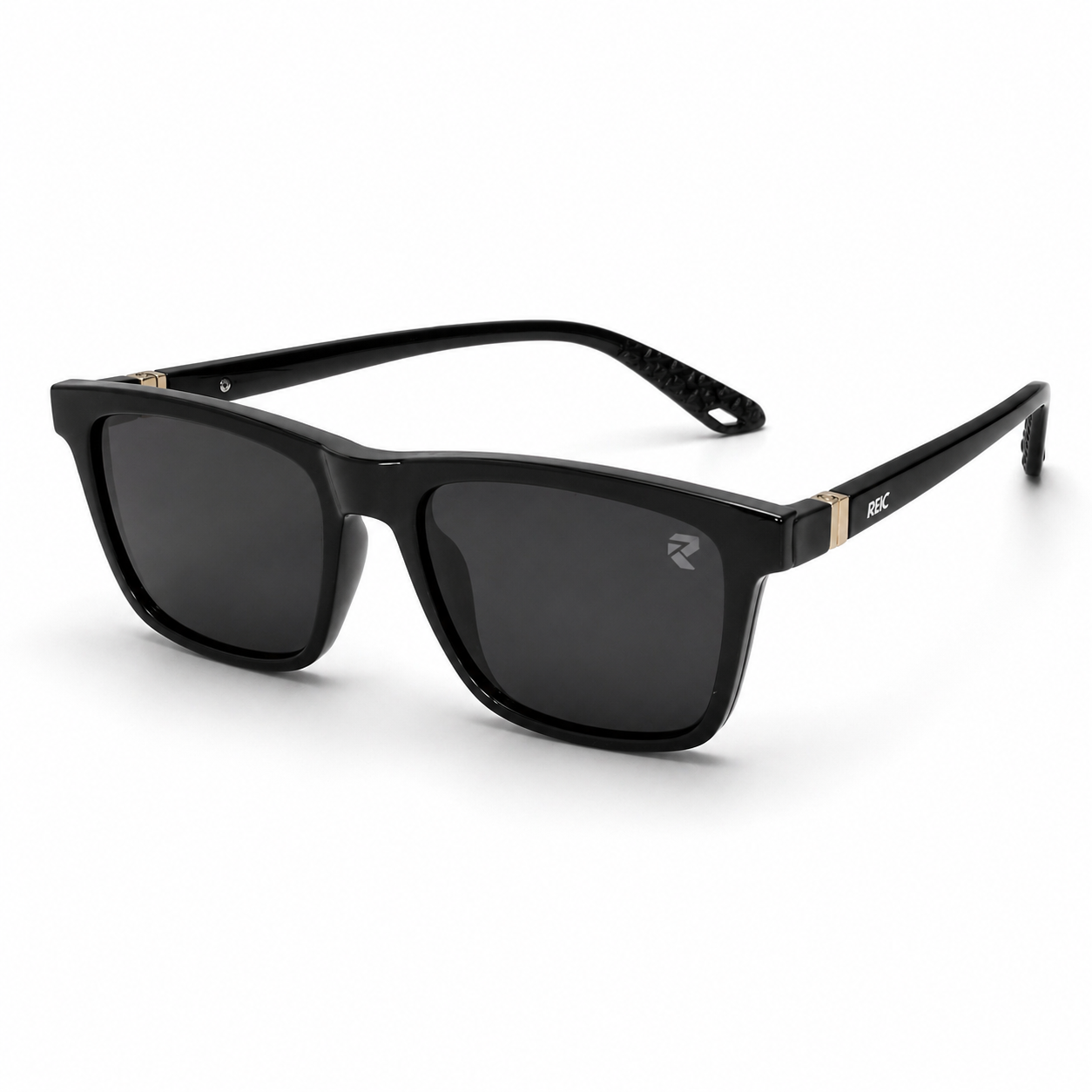 R9 Noir Gold — Magnetic Clip-On Eyewear