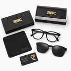 R4 — Urban Matte Magnetic Clip-On Eyewear