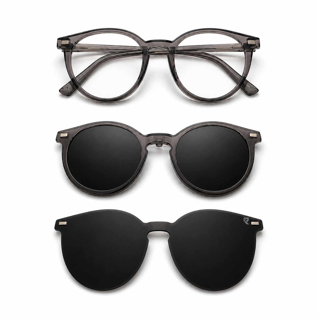 R7 — Eclipse 3-in-1 Clip-On Eyewear