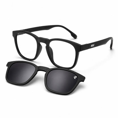 R4 — Urban Matte Magnetic Clip-On Eyewear