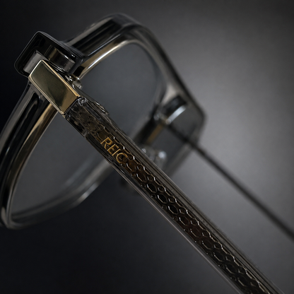 R26 Horizon — Matte Graphite Magnetic Clip-On Eyewear