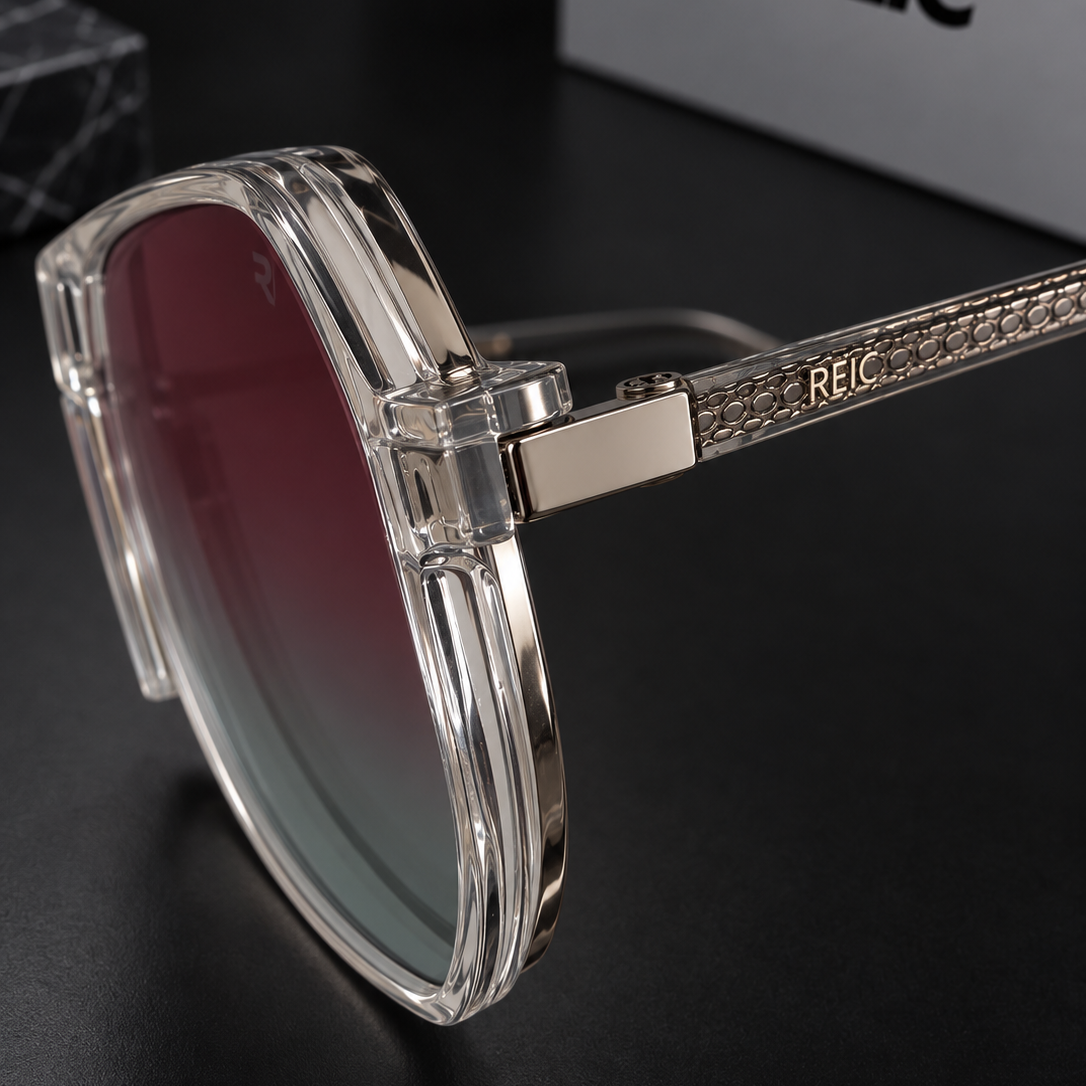 R26 Horizon — Pure Silver Magnetic Clip-On Eyewear