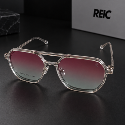 R26 Horizon — Pure Silver Magnetic Clip-On Eyewear