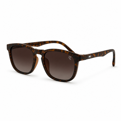 R12 — Leopard Magnetic Clip-On Eyewear