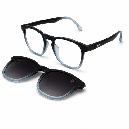 R3— Ocean Fade Magnetic Clip-On Eyewear