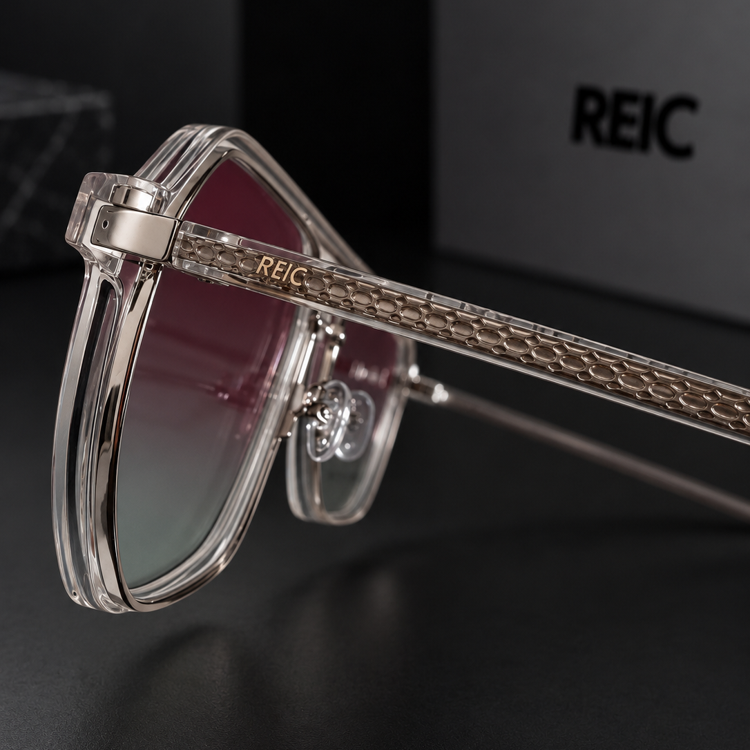 R26 Horizon — Pure Silver Magnetic Clip-On Eyewear