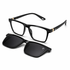 R9 Noir Gold — Magnetic Clip-On Eyewear