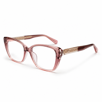 R8 Rosé Mirage — Magnetic Clip-On Eyewear