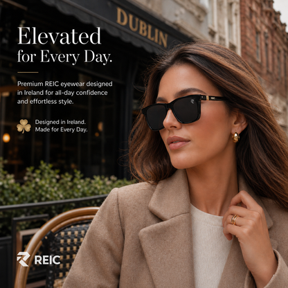 R9 Noir Gold — Magnetic Clip-On Eyewear