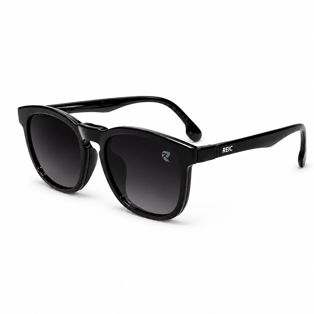 R11 Onyx Gloss — Magnetic Clip-On Eyewear
