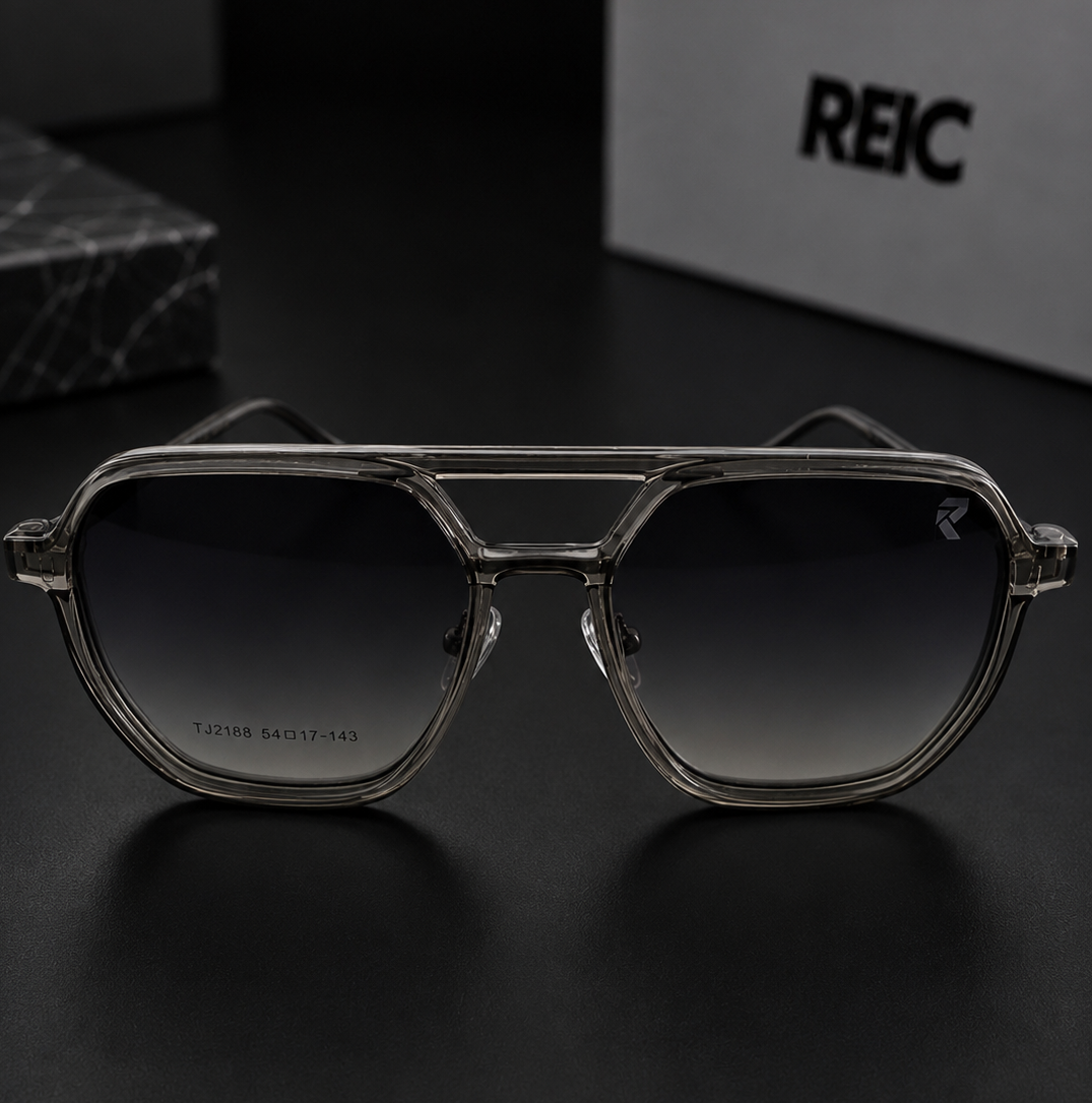 R26 Horizon — Matte Graphite Magnetic Clip-On Eyewear