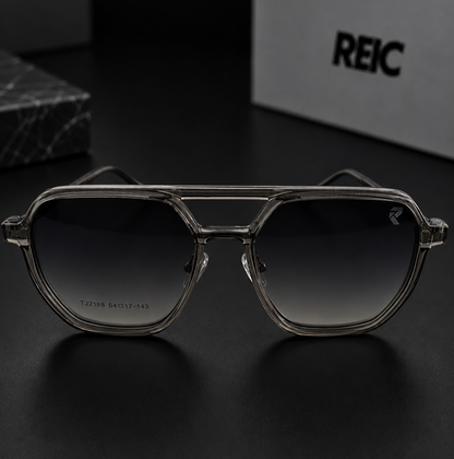 R26 Horizon — Matte Graphite Magnetic Clip-On Eyewear